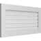 Ekena Millwork Vertical Surface Mount PVC Gable Vent: Functional, w/ 3-1/2"W x 1"P Standard Frame, 40"W x 20"H GVPVE40X2001SF - alternate 5